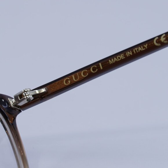 Gucci GG0549O 009 Eyeglasses Brown Gradient 54mm Square Frame - Picture 7 of 9